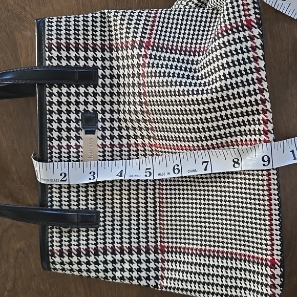 Vintage Ralph Lauren Stylish Black and White Houndstooth Women's Bag - Picture 10 of 10